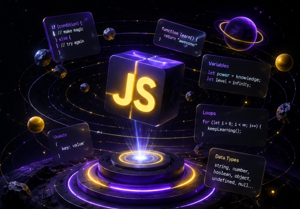 JSVerse — Cinematic JavaScript Learning Universe